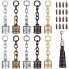 CHGCRAFT 30 Sets 5 Colors Zinc Alloy Cord Ends FIND-CA0005-47-7