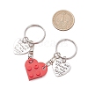 Valentine's Day Resin & Alloy Keychain KEYC-JKC01152-3