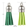 60Pcs 4 Colors Faux Suede Tassel Pendant Decorations FIND-LS0001-04B-4