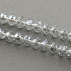 Electroplate Glass Bead Strands EGLA-S096-3mm-06-2