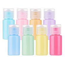 Macaron Color Empty Flip Cap Plastic Bottle Container MRMJ-BC0001-49