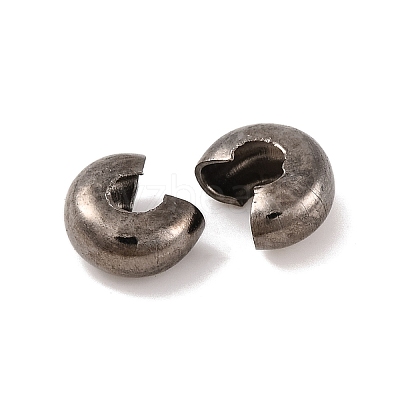 Iron Crimp Beads Covers IFIN-H029-B-1