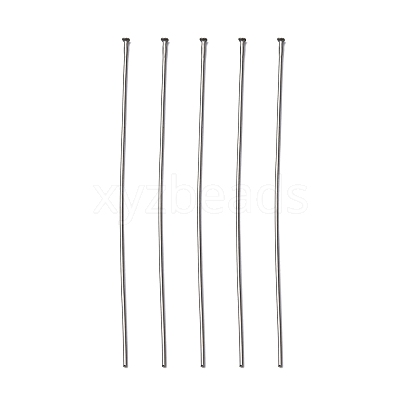 Tarnish Resistant 304 Stainless Steel Flat Head Pins X-STAS-R046-65mm-1