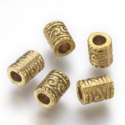 Tibetan Style Alloy Beads X-GLF0834Y-NF-1