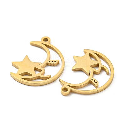 304 Stainless Steel Charms STAS-L022-215G-1