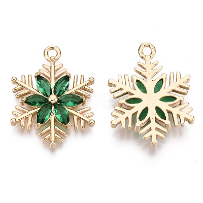 Christmas Brass Glass Pendants X-KK-R111-009-A01-1