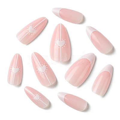 ABS Plastic Full Cover Press On False Nails DIY-CJC0006-12A-1