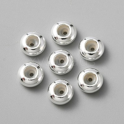 925 Sterling Silver Spacer Beads STER-WH0008-06A-S-1