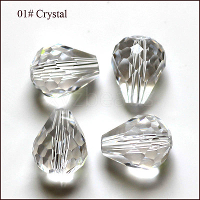 Imitation Austrian Crystal Beads SWAR-F062-12x10mm-01-1