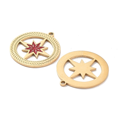 Ion Plating(IP) 304 Stainless Steel Pendants STAS-P339-06G-01-1