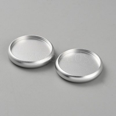 Alloy Cabochon Settings FIND-WH0160-76A-P-1