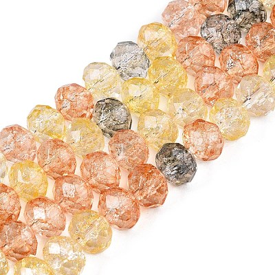 Transparent Glass Beads Strands GLAA-T023-6mm-A10-1
