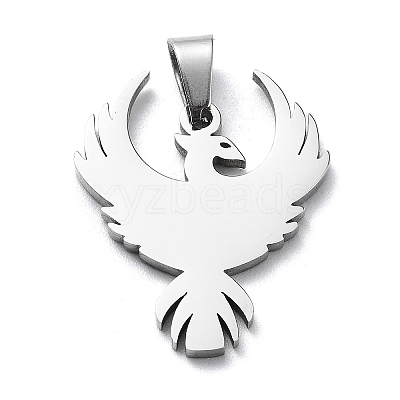 Non-Tarnish 304 Stainless Steel Pendants STAS-D036-13P-1