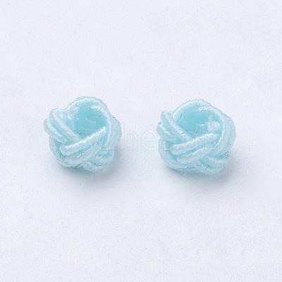 Nylon Cord Woven Beads NWIR-F005-14P-1
