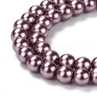Eco-Friendly Grade A Glass Pearl Beads HY-J002-6mm-HX023-1