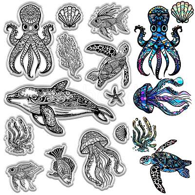 Plastic Stamps DIY-WH20018-0276-1