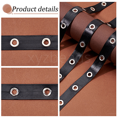 9 Yards Imitation Leather Cords LC-PH0001-06-1