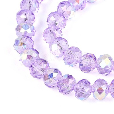 Transparent Glass Beads Strands LS-EGLA-N016-6mm-03-1