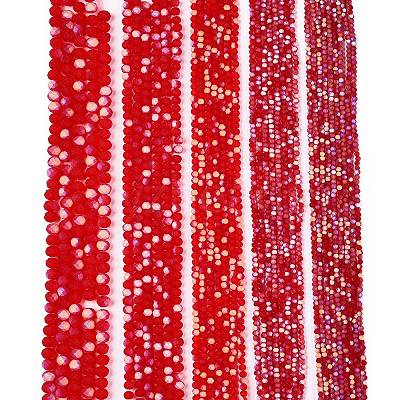 Transparent Glass Beads Strands EGLA-A044-T6mm-MB01-1