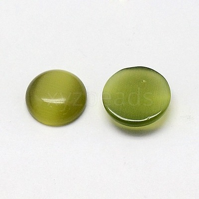Cat Eye Cabochons LS-CE-J002-10mm-34-1