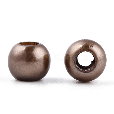 ABS Plastic Imitation Pearl European Beads MACR-R530-12mm-A46-1
