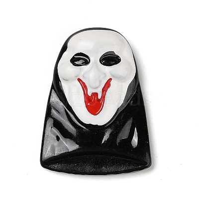 Ghost Mask Halloween Opaque Resin Decoden Cabochons RESI-R446-02D-1