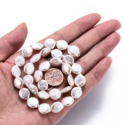 Natural Keshi Pearl Beads Strands PEAR-S018-02D-1