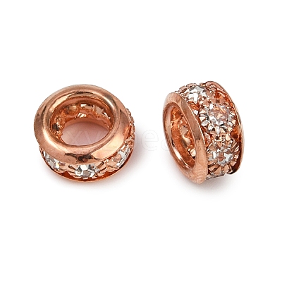 Brass Rhinestone Beads KK-U071-02C-01RG-1