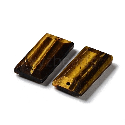 Natural Tiger Eye Pendants G-G063-01J-1