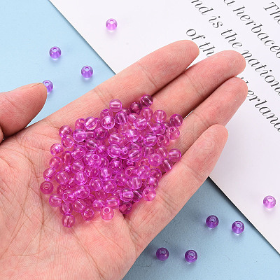 Transparent Acrylic Beads X-MACR-S370-A6mm-740-1