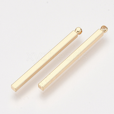 Brass Bar Pendants X-KK-S348-384C-1