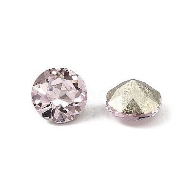 Glass Rhinestone Cabochons GLAA-A018-8mm-223-1