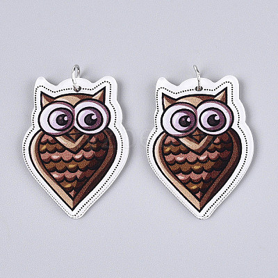 Printed Acrylic Pendants OACR-N144-01-1