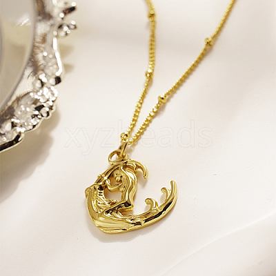304 Stainless Steel Pendant Necklaces KM9071-1-1