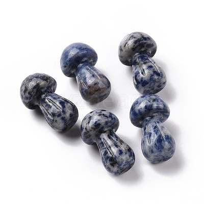 Natural Blue Spot Jasper GuaSha Stone G-A205-25U-1