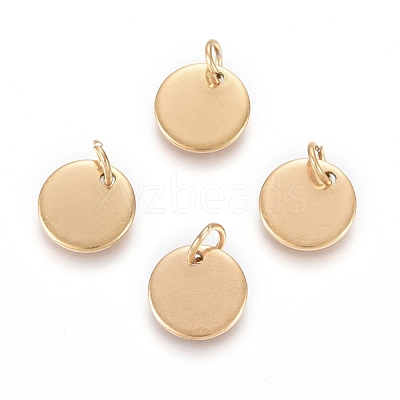 Ion Plating(IP) 304 Stainless Steel Charms EJEW-L238-03C-G-1
