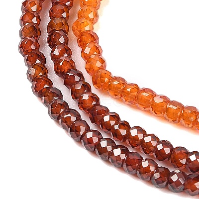 Transparent Gradient Color Cubic Zirconia Strand ZIRC-NH0002-01J-1