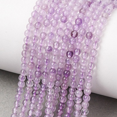 Natural Amethyst Beads Strands G-H358-A01-3mm-01-1