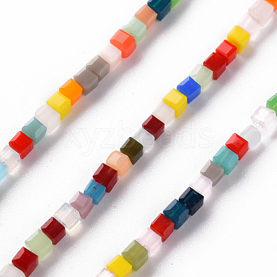 Glass Beads Strands X-GLAA-T006-08-1