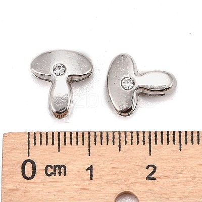 Letter Slider Beads for Watch Band Bracelet Making ALRI-O012-T-NR-1