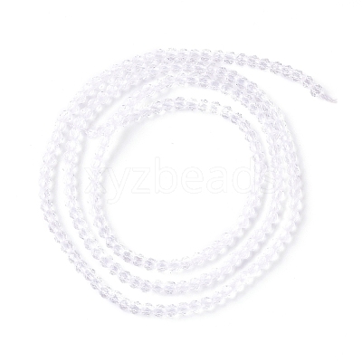 Transparent Glass Beads Strands GLAA-C019-01A-11-1