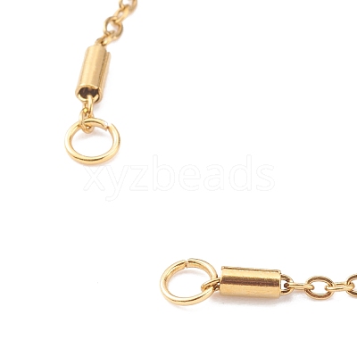 Handmade PVD Vacuum Plating 304 Stainless Steel Bracelet Making AJEW-JB00920-01-1