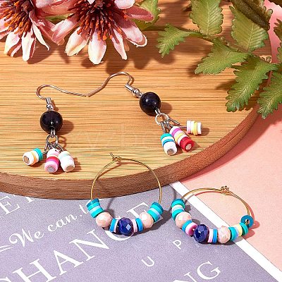 Handmade Polymer Clay Beads CLAY-R067-5.0mm-29-1