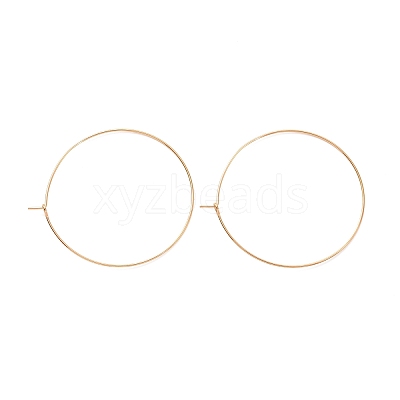Ion Plating(IP) 316L Surgical Stainless Steel Hoop Earring Findings STAS-D164-06G-A-1
