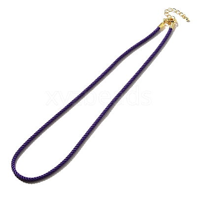 Nylon Milan Cord Necklace Making MAK-M028-01G-28-1