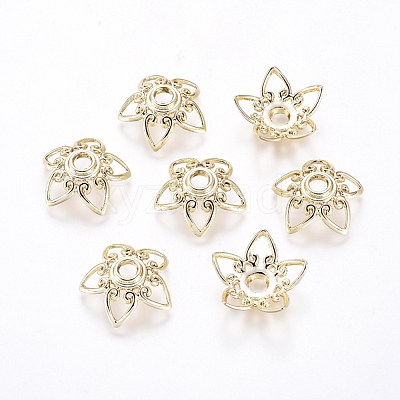Alloy Fancy Bead Caps PALLOY-G234-01G-AAA-1