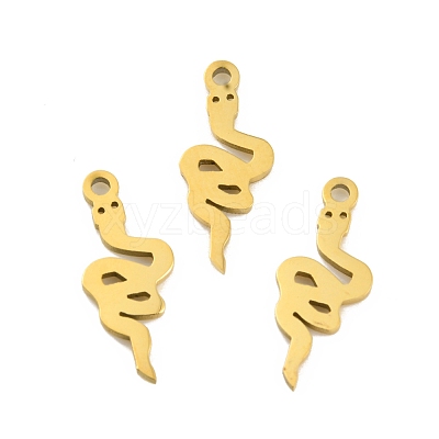 Ion Plating(IP) 304 Stainless Steel Charms STAS-D051-57G-1