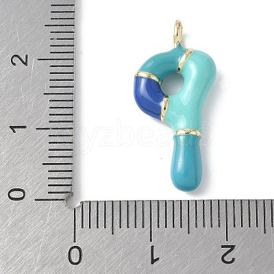 Brass Enamel Pendants KK-E093-03G-P-01-1
