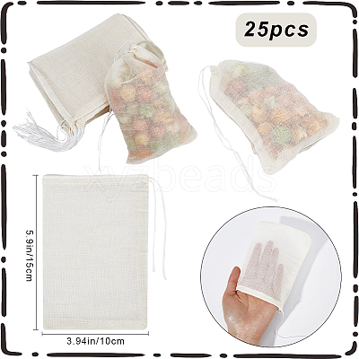 Cotton Cloth Filter Bags AJEW-BBC0002-19B-1