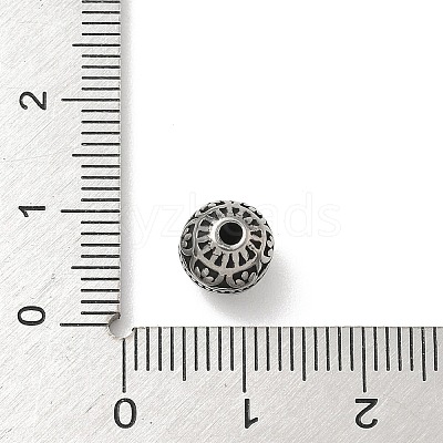 304 Stainless Steel Beads STAS-H238-08A-AS-1
